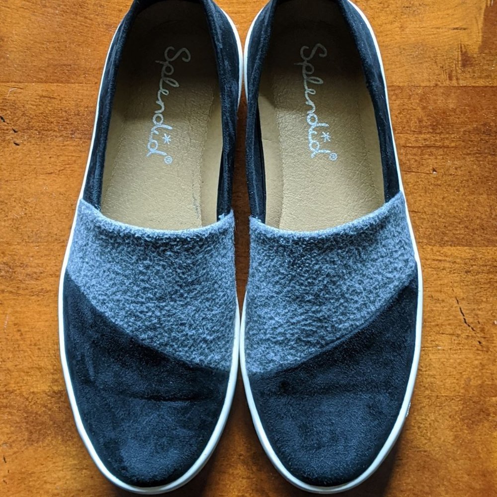 🎉HP!!🎉🎉 Splendid Suede and Felt Slip-on Shoes